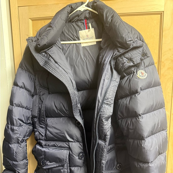 Moncler Cartoon Patch Jacket in Dark Gray